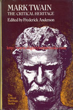 Anderson, Frederick. 'Mark Twain: The Critical Heritage' published in 1971 in Great Britain in hardback with dustjacket, 347pp, ISBN 0710070845. Condition: good condition - ex-library with stamps, embossed library markings & dustjacket protector (dj is not clipped). Some marks and dusty-dirtiness consistent with age. Price: £10.75, not including p&p, which is Amazon's standard charge (currently £2.75 for UK customers, more for overseas customers)