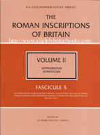Collingwood, R. G. and Wright, R. P. 'The Roman Inscriptions of Britain, Volume II. Instrumentum Domesticum. Fascicule 5', published in 1993 in Great Britain in hardback with dustjacket, 170pp, ISBN 0750903198. Condition: 7 new and 2 like new (near fine) condition. Price: £15.00 for new, £14.55 for the two like new copies. Does not include postage and packing, which is Amazon UK's standard charge (£2.80 for UK buyers, more for overseas customers)