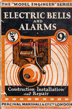Powell, F. E. Electric Bells and Alarms: Construction, Installation and Repair, an undated paperback publication from Percival Marshall. Condition: fair and acceptable - the spine is weak and held together at the spine by sellotape; the cover is a touch dusty-dirty and has detached from the book;  a previous owner's name is written across the opening edge of the book. Overall a decent, but heavily worn copy. Price: £4.15, not including post and packing, which is Amazon UK's standard charge of £2.80 for UK buyers (more for overseas customers)