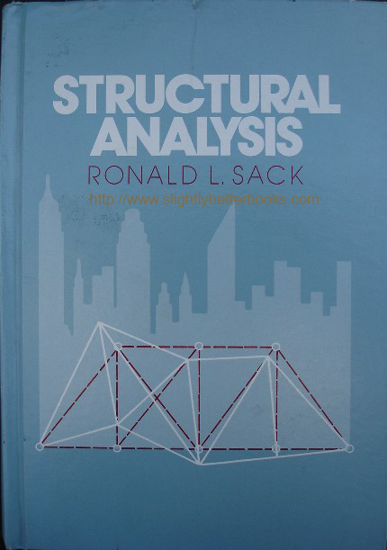 Sack, Ronald L. 'Structural Analysis', published in 1983 in the US by McGraw-Hill in hardback, 652pp, ISBN 0070543925. Condition: Very good clean copy. Price: £45.99, not including p&p, which is Amazon's standard charge (currently £2.75 for UK buyers, more for overseas customers)