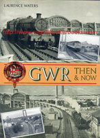 Waters, Laurence. "GWR: Then & Now", published in 1994 in Great Britain in hardback with dustjacket, 256pp, ISBN 0711022674. Condition: Very good, with some wrinkling to the dustjacket edges and a small rip to the dj at the top of the spine and a scuff at the bottom of the spine. Price: £5.20, not including post and packing, which is Amazon UK's standard charge (currently £2.80 for UK buyers, more for overseas customers)